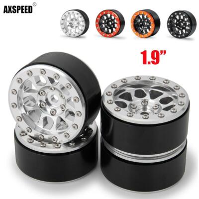 AXSPEED 1.9'' Beadlock Wheel rim Metall Felgen Für 1:10 RC Axial SCX10 90046 Trx4