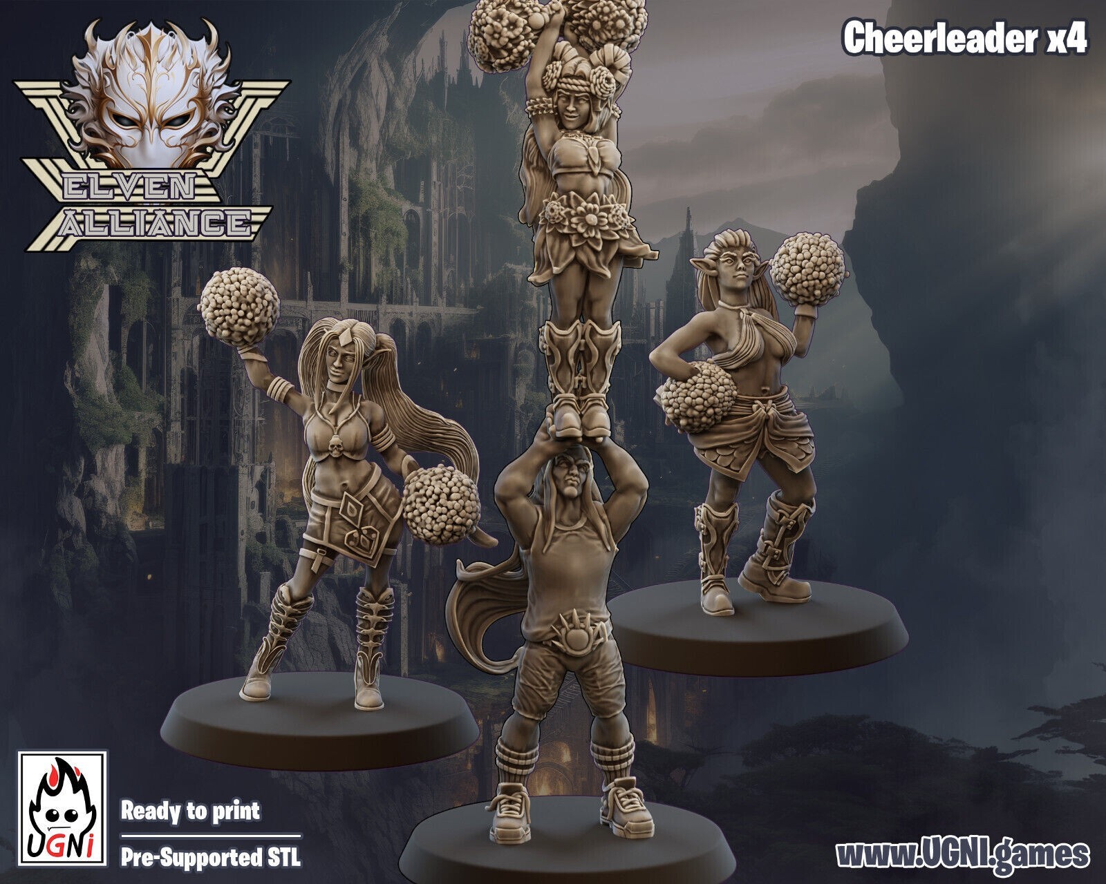 Elven Alliance Fantasy Football Team & Support staff Ugni eBay