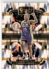 2023-24 Panini Select WNBA Silver Flash Aari McDonald Los Angeles Sparks #91