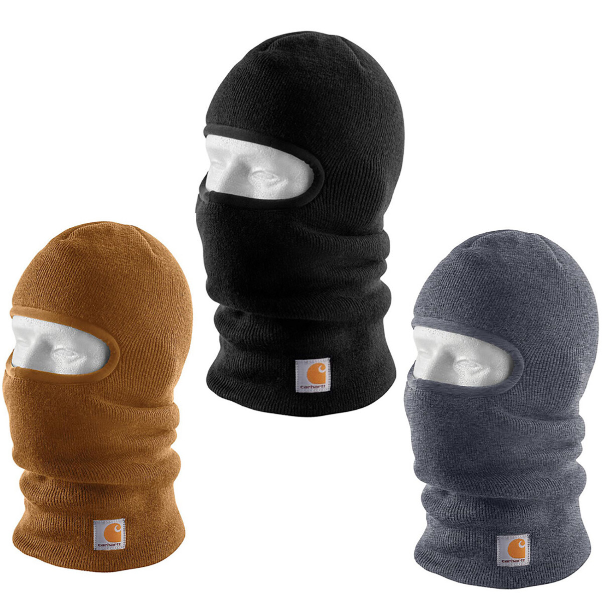 Men's Carhartt Knit Insulated Face Mask Pull On Long Neck Winter