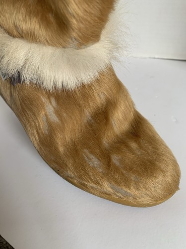 Vintage TECNICA Navajo Apre Ski FUR Boots Made in Italy EU 37 US 7 - Picture 6 of 15
