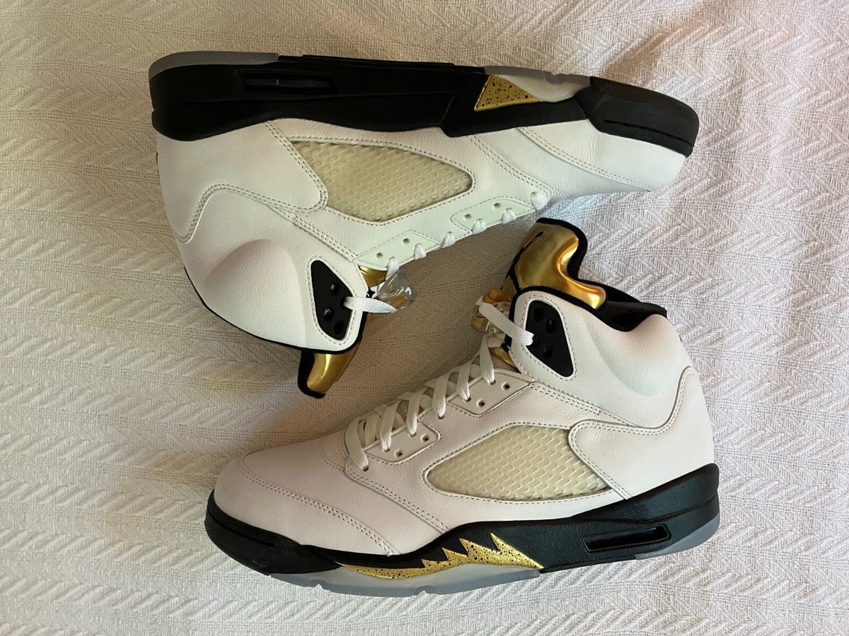 Jordan 5 V Olympic Gold 2016 In Men display picture 1