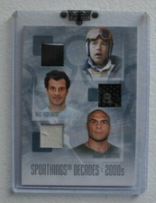 2008 Sportkings B Decades Triple Memorabilia Randy Couture Bode Miller & Hoffman