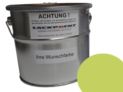 0,5 Liter 1K Autolack Kunstharz DDR Baligelb Lackpoint kein Klarlack Glanz !