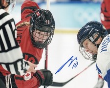 SARAH FILLIER SIGNED AUTOGRAPH TEAM CANADA 2022 OLYMPICS  8X10 PHOTO PROOF #6
