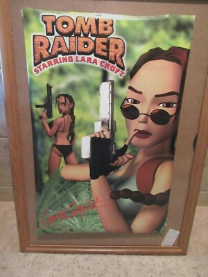 1999 Lara Croft Tomb Raider Animated Eidos Core Poster NIP Rolled Factory Sealed