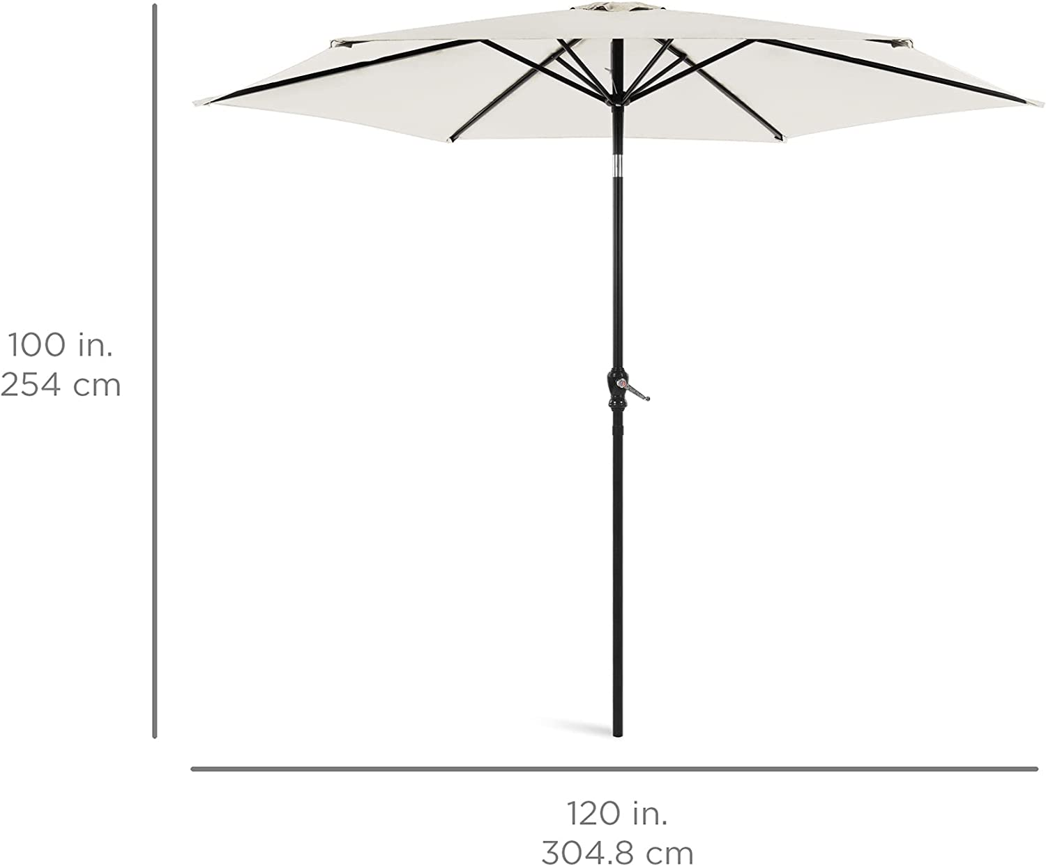 10Ft Large Size Patio Umbrella Outdoor Garden Yard Market Sunshade