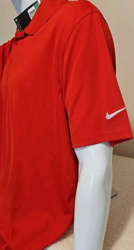 Nike Dri Fit Polo Rot Herren Extra Large - NEU - Bild 2 von 8