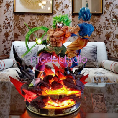 MH FC Dragon Ball Broli vs Goku Resin Model Painted Statue In Stock 60cm New