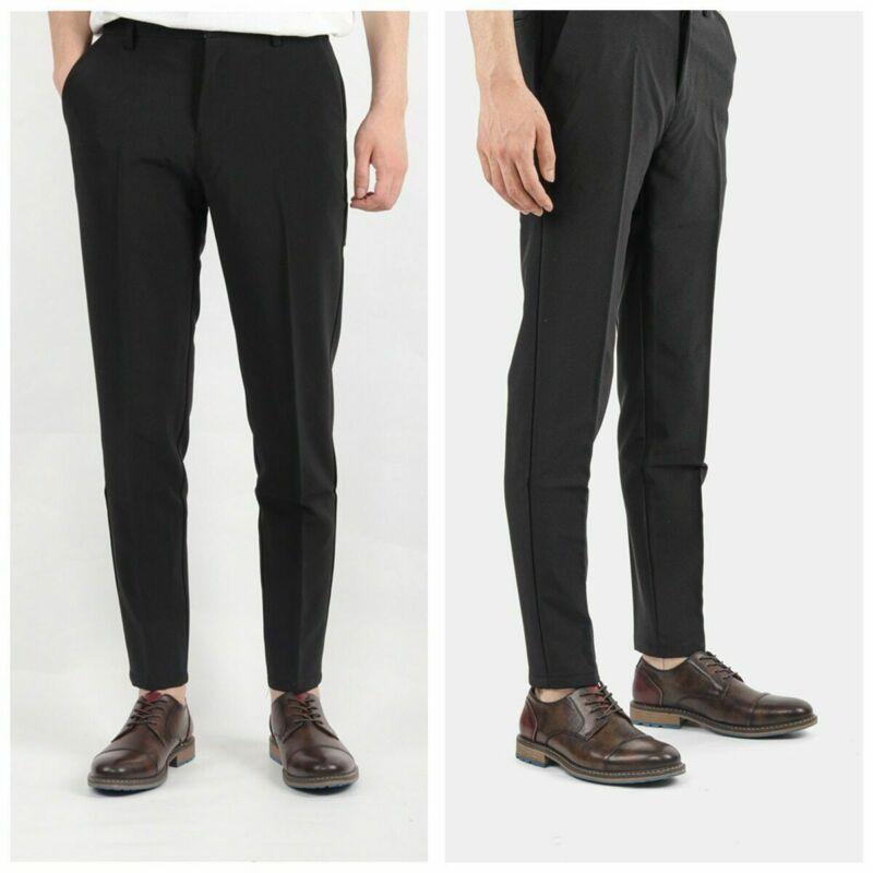 SAOLA Scarpe decolte uomo casual moda retrò Oxford formali stringate tacco a blocco creeper