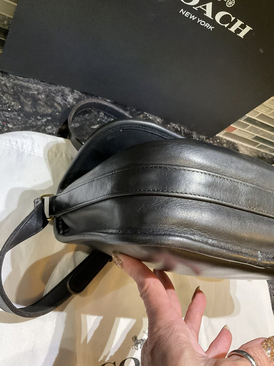 Vintage Coach Town Bag Glovetanned Leather Black 4090 | eBay Vintage Coach Town Bag Glovetanned Leather Black 4090 | eBay