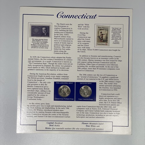 Lots of 5 Statehood Quarters Collection: P & D With Stamps - Picture 5 of 11