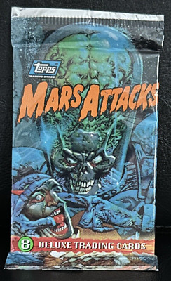 1994 Topps Mars Attacks Deluxe Trading Cards sealed Pack
