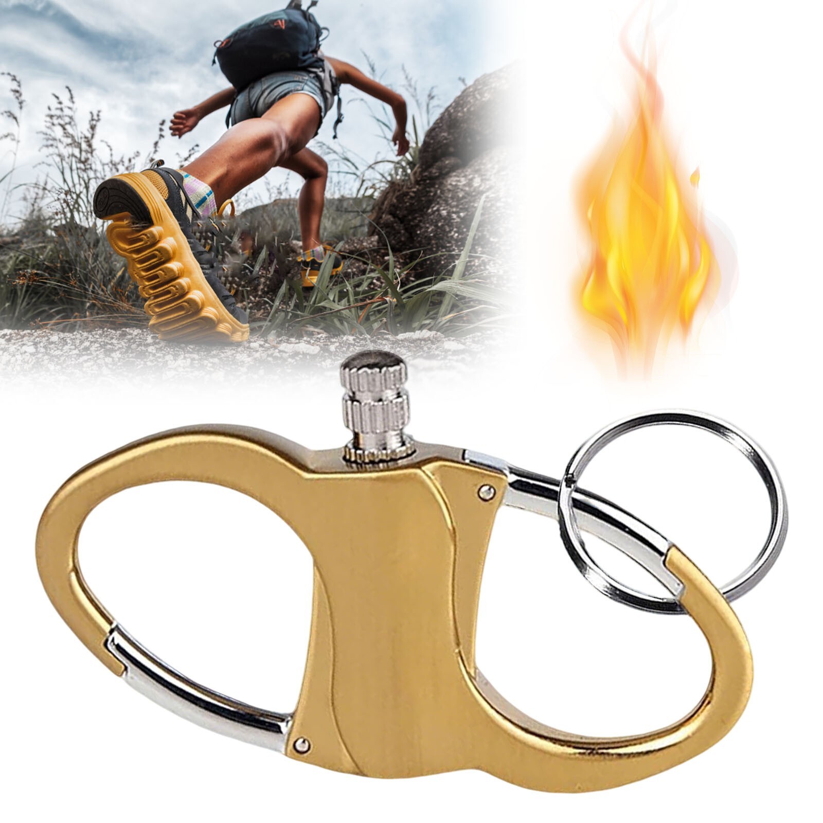 , Metal Keychains Lighter For Outdoor Car And Home New