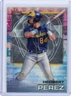 2021 Bowman's Best Hedbert Perez Prospect Base #95 - Milwaukee Brewers