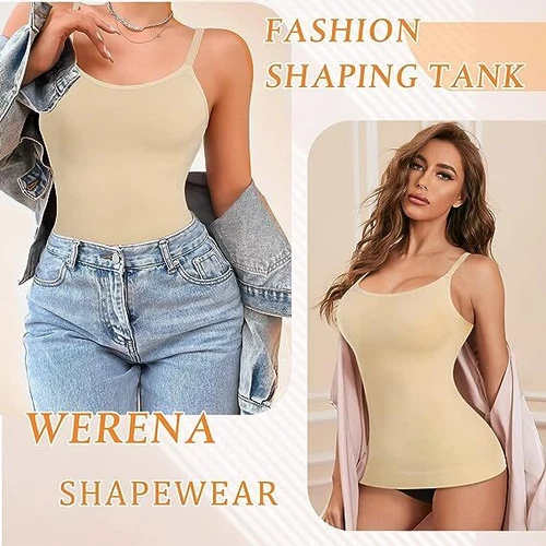 Firm Tummy Waist Control Body Shaper Slimming Cami Shapewear Seamless Vest Top - Picture 9 of 41