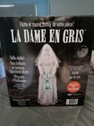 Halloween City Tekky Lady in Gray BNIB rare discontinued Animated Prop Spirit — photo 3
