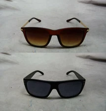 Lot of 2 - Unisex Assorted Sunglasses Full Rim Mixed Brands and Colors