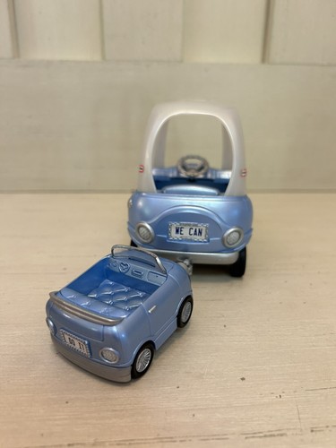Lol Surprise Little Tikes Blue Cozy Coupe with Pull Along Car Doll House - Picture 5 of 9