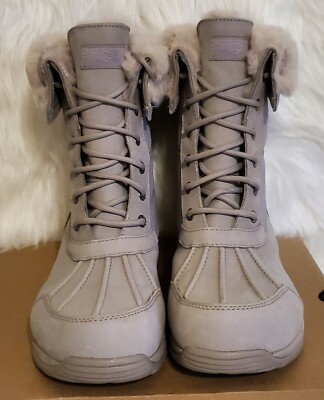 UGG Butte Mono Tan Grey
Men\'s Size 9 Snow Boots
Waterproof Leather UGG Butte Mono Tan Grey Men main image 4