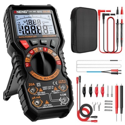 Digital Multimeter Tester True RMS Meter 20000 Counts Auto Ranging 10MHz 1000V