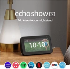 Amazon Echo Show 5 (2nd Gen) Smart Display with Alexa and 2 MP camera