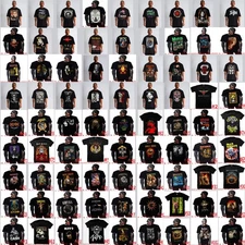 THE BEST COLLECTION OF CLASSIC ROCK  100% SILK SCREEN BIG SIZES 4X AND 5 XLARGE