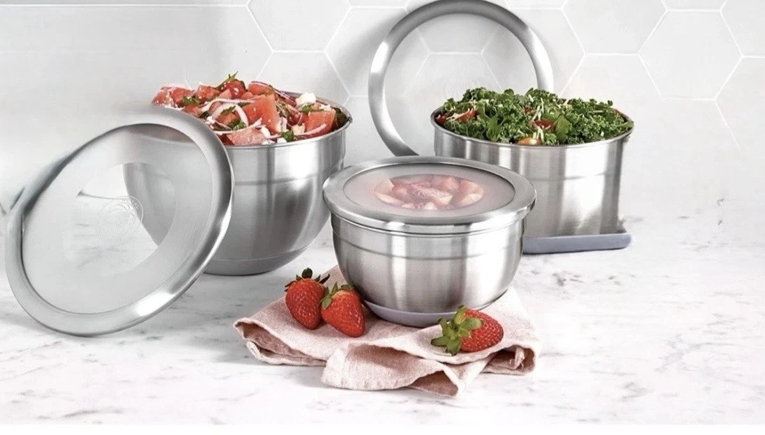 Mixing Bowls set - Royal Prestige - Tazones para mesclar 3 unid Nuevo Modelo
Opens in a new window o