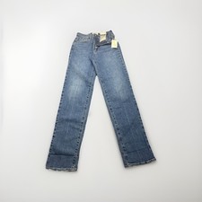 NWT Universal Thread High Rise 90 s Straight Jeans Womens Size 2 Dark Wash New