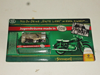 Werbe Motorrad Jugendträume made in DDR von Sternquell Nr. 2/2008 in OVP