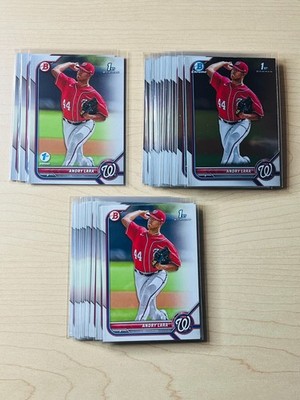 [30] Card Lot - 2022 Andry Lara Bowman #BCP-70 1st Edition / Paper / Chrome