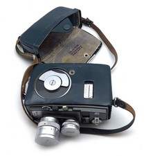 Japan ELMO 16mm Turret Movie camera with 1.8/25mm and 1.8/10mm lenses