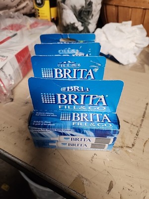 Brita Fill and Go Water Filter Filtration Replacement Filters 8  OB98 Vintag