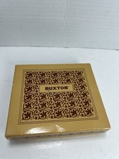 Vintage Buxton Three Fold Split Leather Wallet Original Box NOS FAST SHIPPING