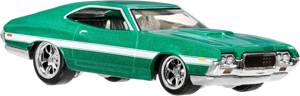 FAST and FURIOUS Auto FORD GRAN TORINO SPORT 1972 - Modellino Die Cast Scala 1:6 - Immagine 2 di 4