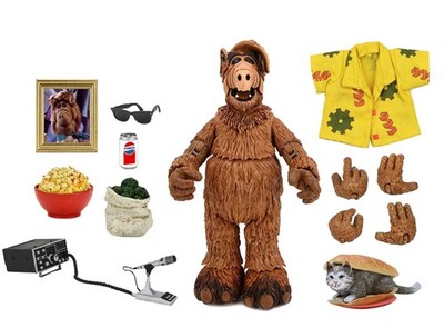 NECA Alf 7'' Scale Actionfigur Ultimate Alf aus Kunststoff, Geschenkverpackung.
