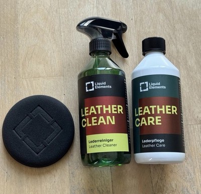 Liquid Elements Leather Clean - Lederreiniger + Leather Care - Lederpflege