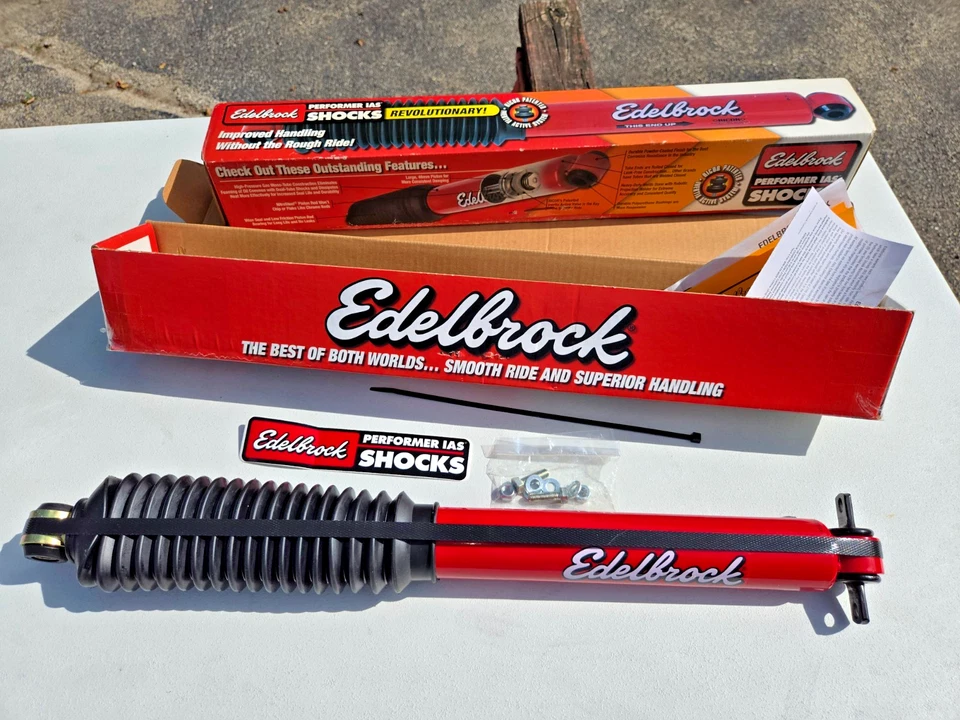 (2) Amortiguadores de gasolina NOS Edelbrock #3409 Performer IAS - Juego trasero para Ford, Mercury Foto 3 de 4