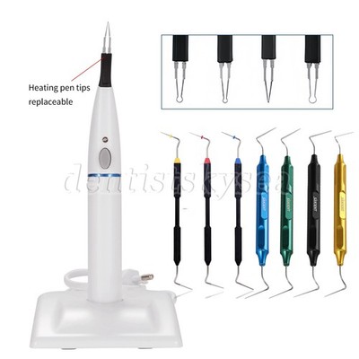 Tagliagutta Endodontico Cordless Con 4 Punte Riscaldanti Per Dentisti, Senza Marca