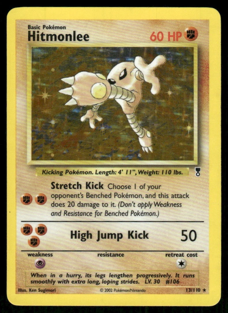 Pokemon Tcg Hitmonlee #13 Pokemon Legendary Collection  LP