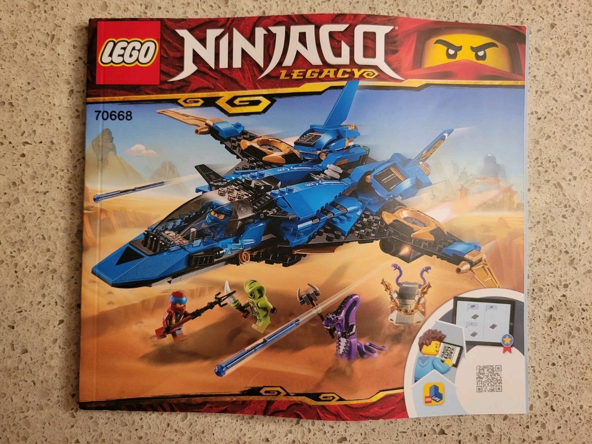 LEGO Ninjago #70668 Jay's Storm Fighter (2019) Instructions Only