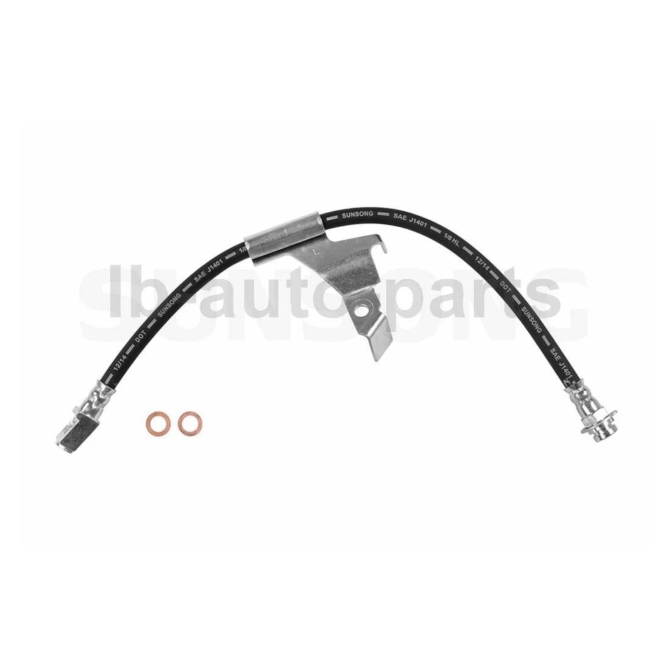 4X Manguera de línea de freno delantero trasero Sunsong para Buick Electra 1985 1986 1987 1988 Foto 3 de 4
