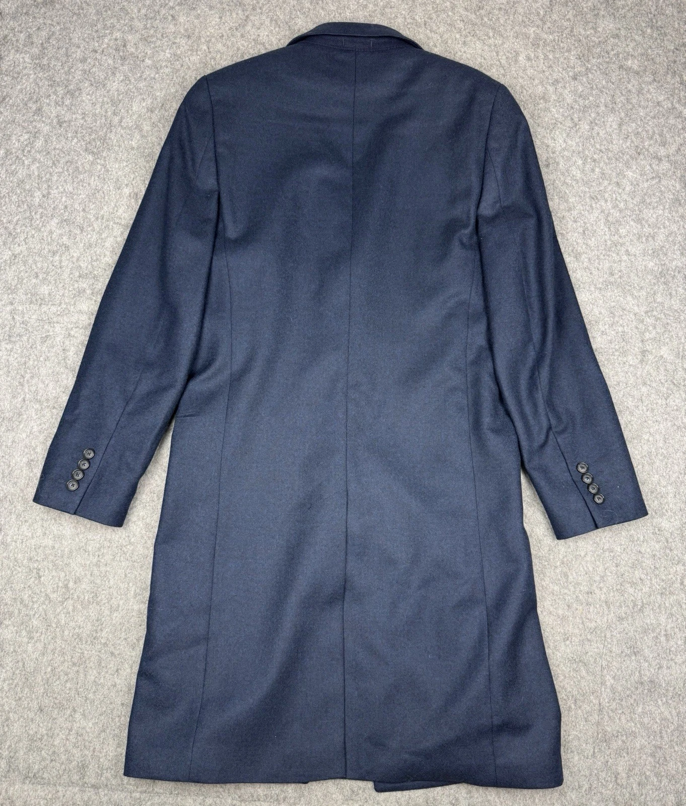 STAFFORD Mens Small NWT Regular Fit 100% Wool Overcoat Trenchcoat $260 MSRP image 13