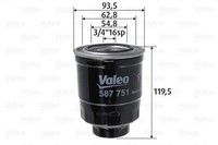 Valeo Kraftstofffilter 587751 FüR Toyota