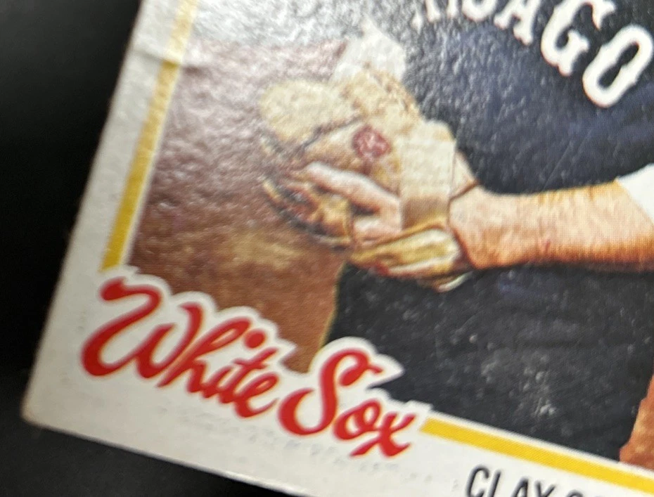 Tarjeta Topps Clay Carroll 1978 615 White Sox Pitcher PR/FR pliegues malas esquinas O/C Foto 2 de 3