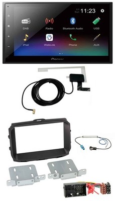 Pioneer DAB MP3 Bluetooth 2DIN USB Autoradio für Alfa Giulietta 940 Facelift ab
