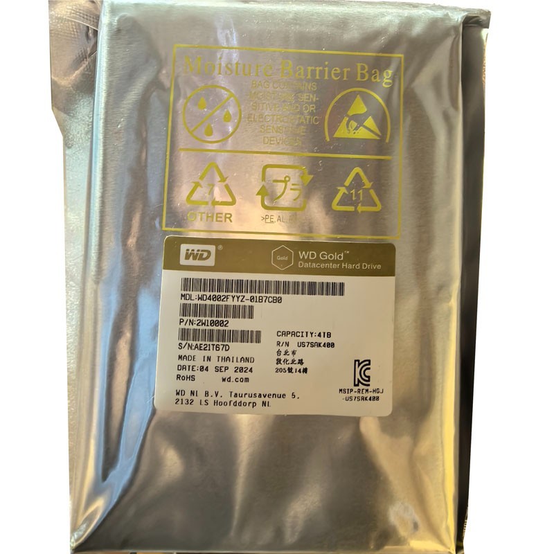 「ゴールドディスク」 Amazon.com: WD Gold 4TB Enterprise Class Hard Disk Drive - 7200