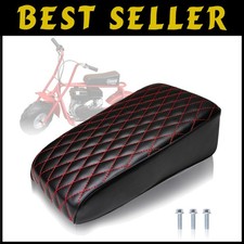 Vintage Style Red Stitch Mini Bike Seat for CT100 100cc