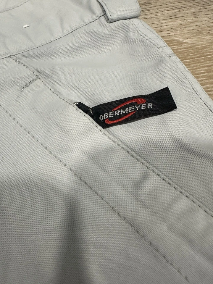 Pantalones de esquí Obermeyer extendidos elásticos aislados talla 12 65131 caqui beige ¡cálidos para la nieve! Foto 3 de 4