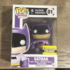 Funko Pop! Heroes Batman Vinyl Figure #01 Entertainment Earth Exclusive Purple